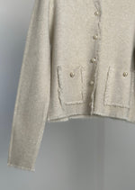Strickcardigan "Leja" - Beige