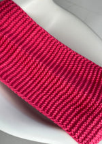 Grobstrick-Schal "Stine" - Hot Pink