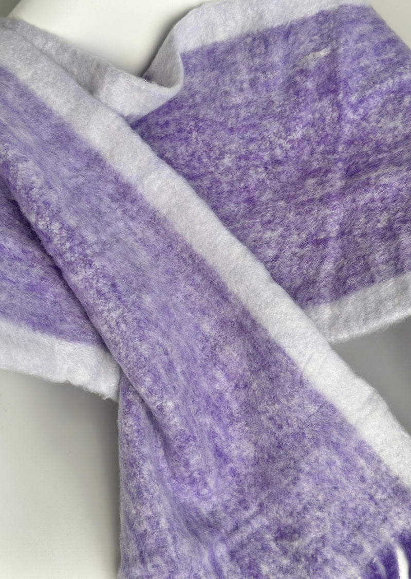 JcSophie - Adira Scarf - Schal - Lila/Grau