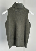 Strick-Top "Fria" - Khaki