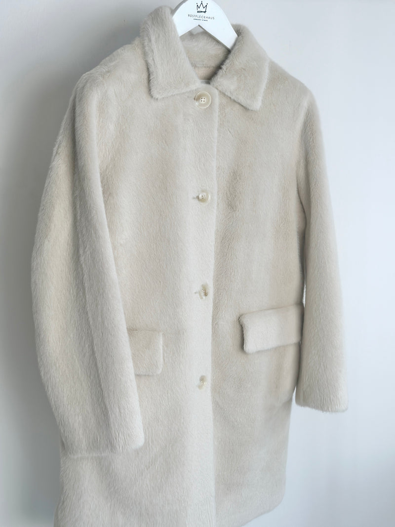 Pride To Be - Mantel - Elfi Mink - Offwhite