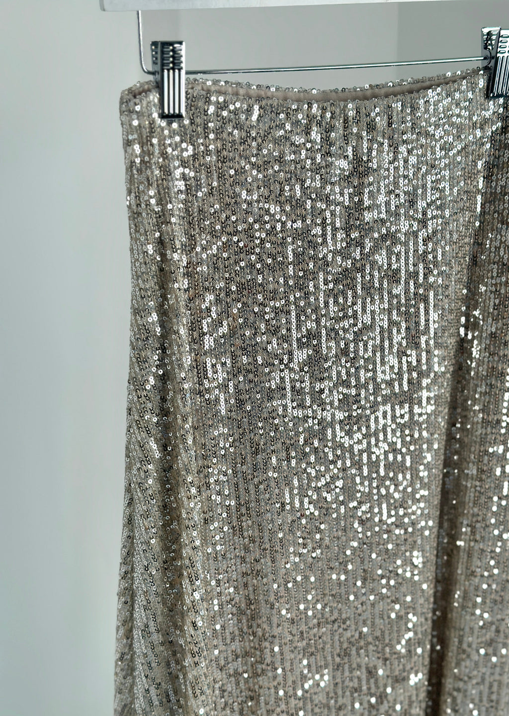 Paillettenrock "Pekka" - Whitegold