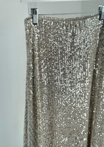 Paillettenrock "Pekka" - Whitegold