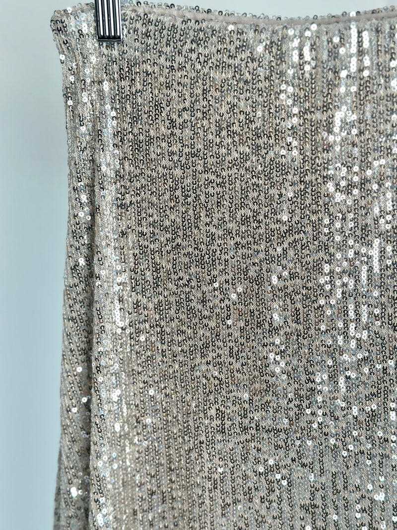 Paillettenrock "Pekka" - Whitegold