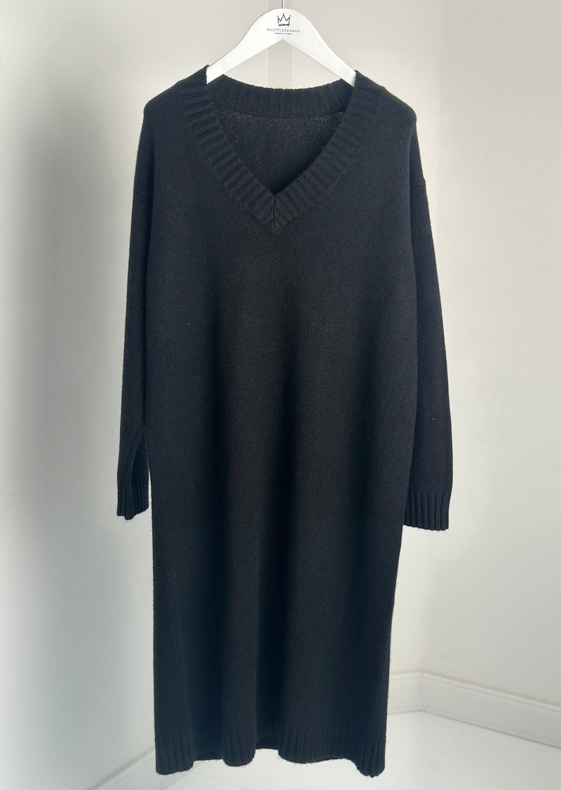 Strickkleid "Julie" - Schwarz