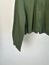 Cropped Bluse "Maxima" - Khaki