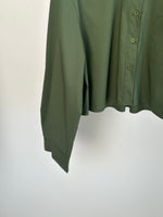 Cropped Bluse "Maxima" - Khaki