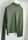 Cropped Bluse "Maxima" - Khaki