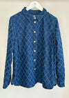Coster Copenhagen Shirt with structure - Blue denim