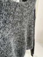Cropped Pullover " Calica" - charcoal