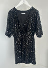 Pailetten-Kleid - "Paola" - Schwarz