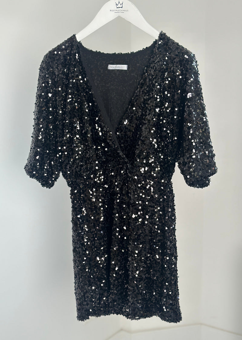 Pailetten-Kleid - "Paola" - Schwarz