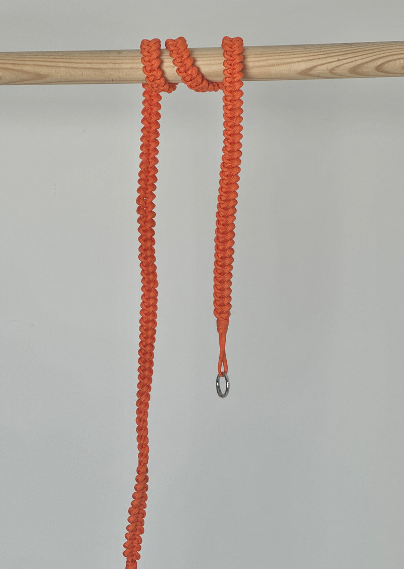 Geflochtene Handykette - Orange
