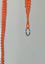 Geflochtene Handykette - Orange