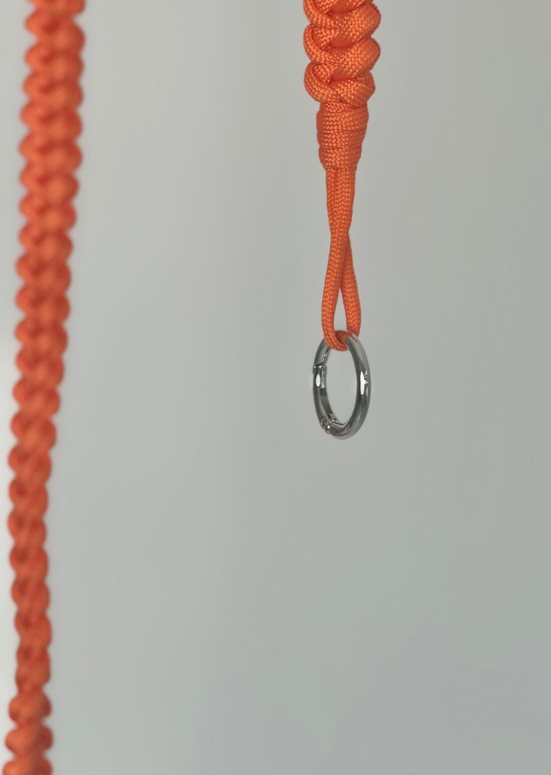 Geflochtene Handykette - Orange