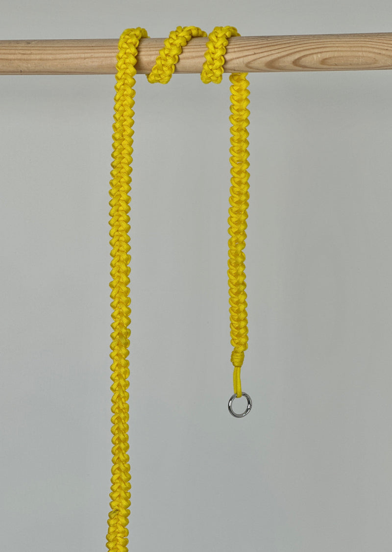 Geflochtene Handykette - Yellow