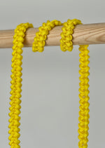 Geflochtene Handykette - Yellow