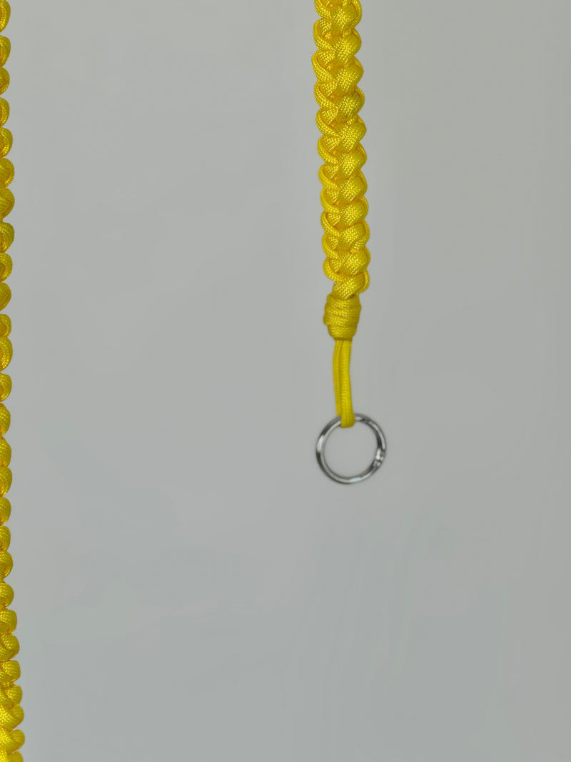 Geflochtene Handykette - Yellow
