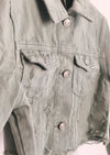 Cropped Jeansjacke - Noelle - Salbei