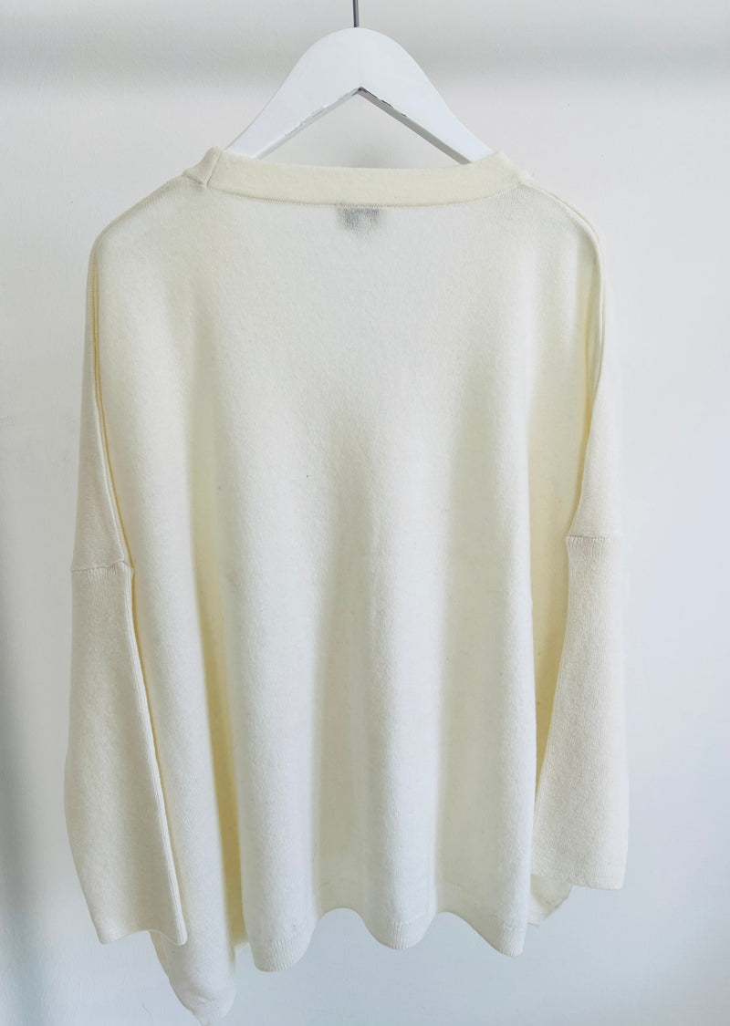 Milano Italy Strickjacke - Creme