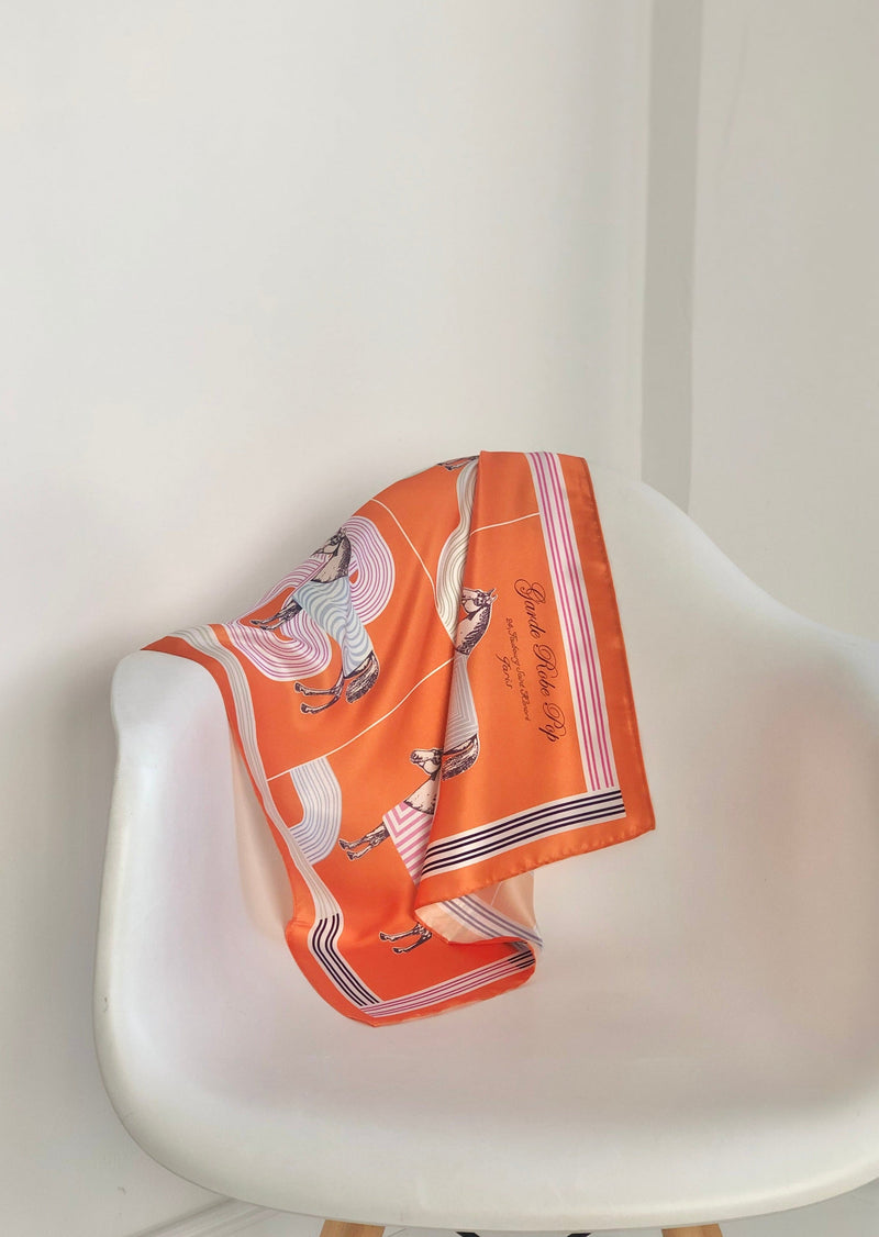 Tuch "Orange Horse"- small