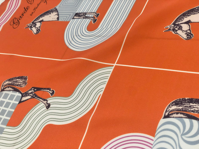 Tuch "Orange Horse"- small