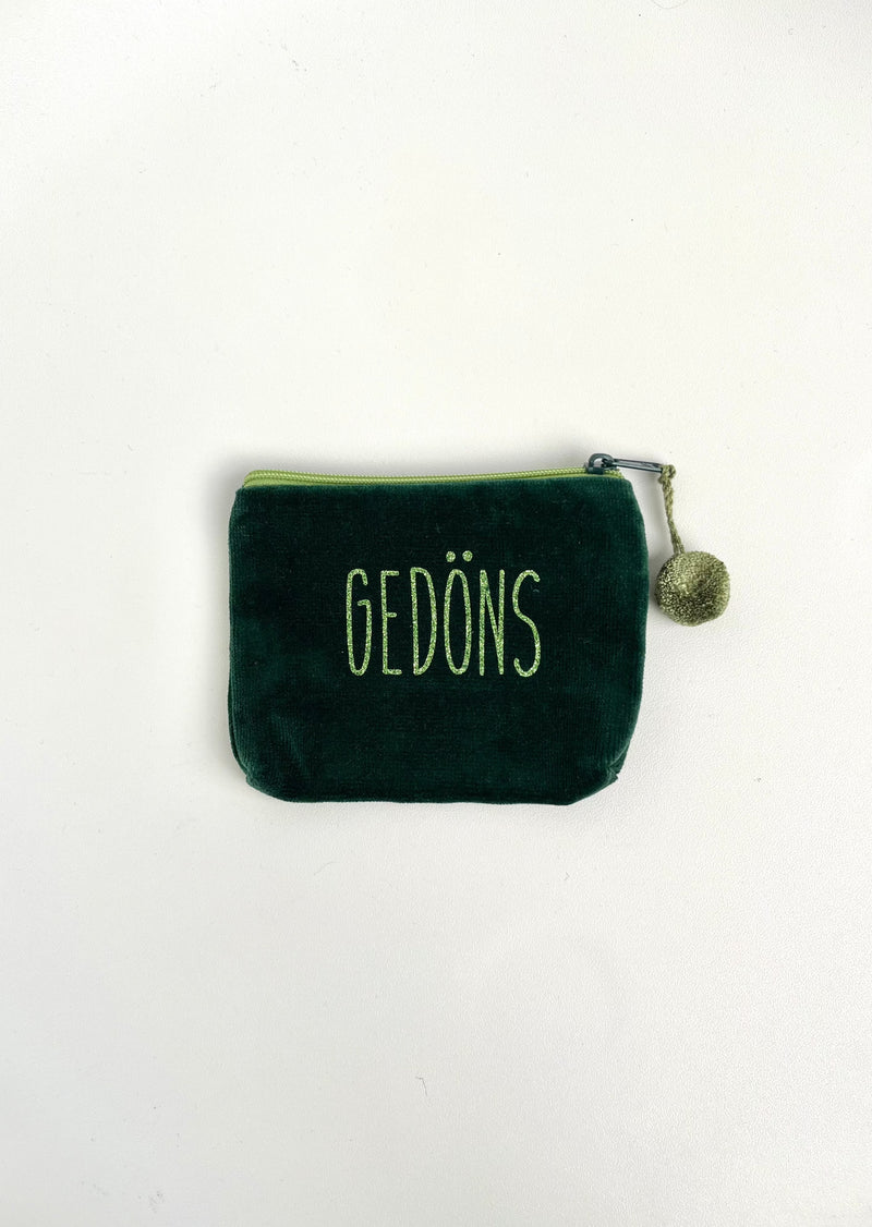 Kosmetiktäschchen Small "Gedöns" - Dunkelgrün