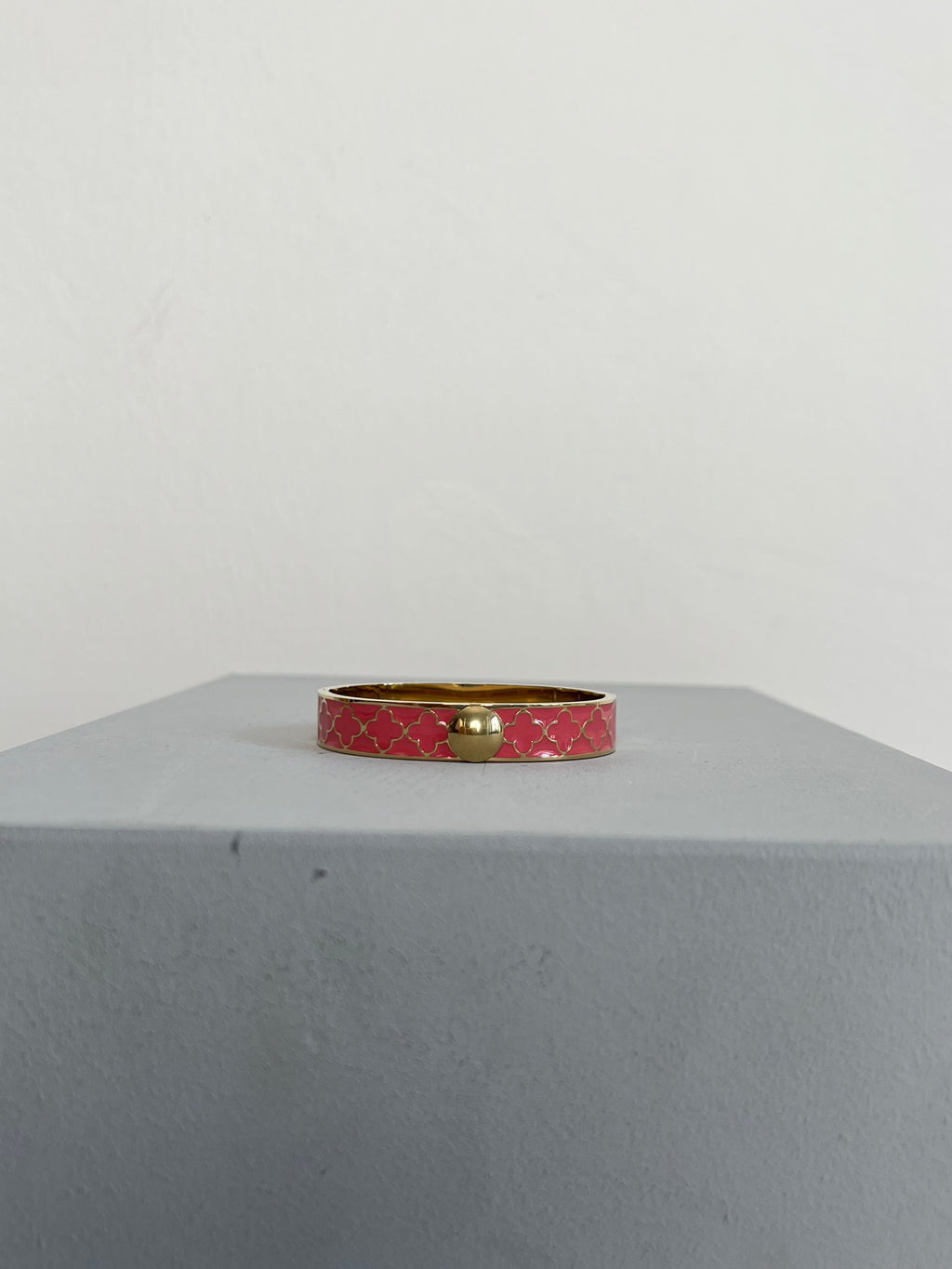 Armreif "Klee" - rosa