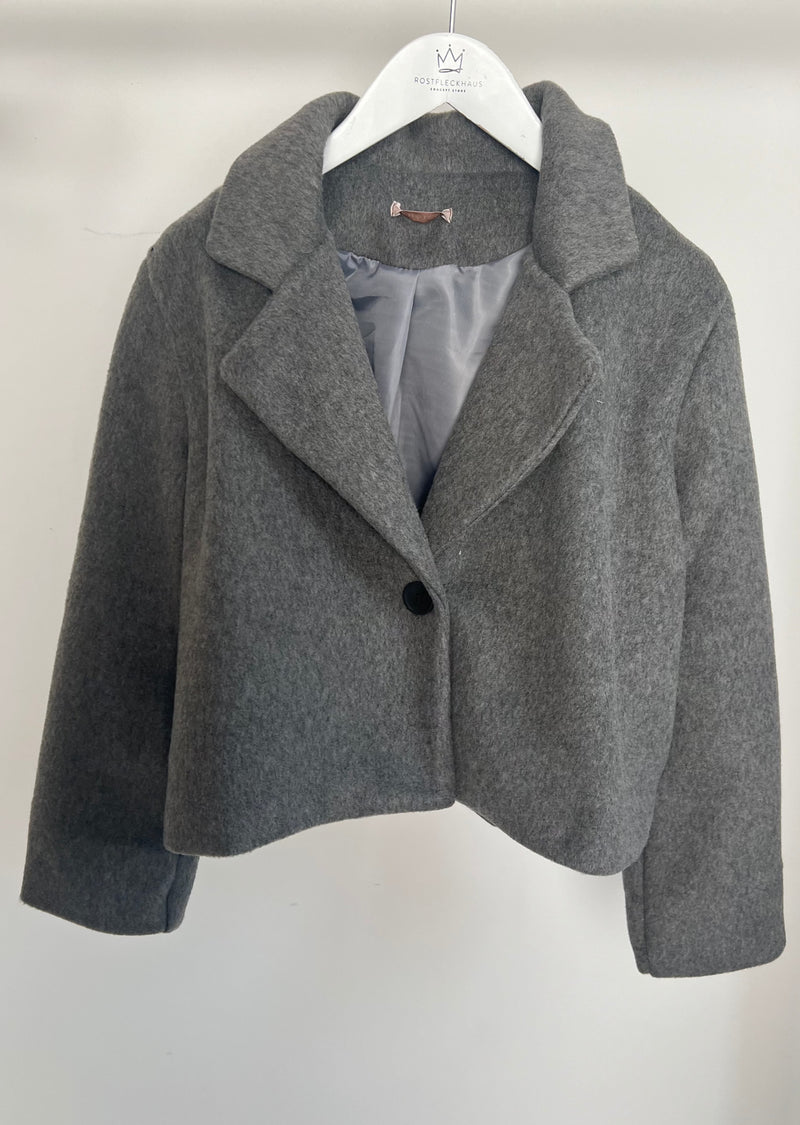 Cropped Trench - "Taiga" - Grau