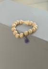 Holzarmband - "Buddha"- Natur