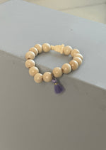 Holzarmband - "Buddha"- Natur