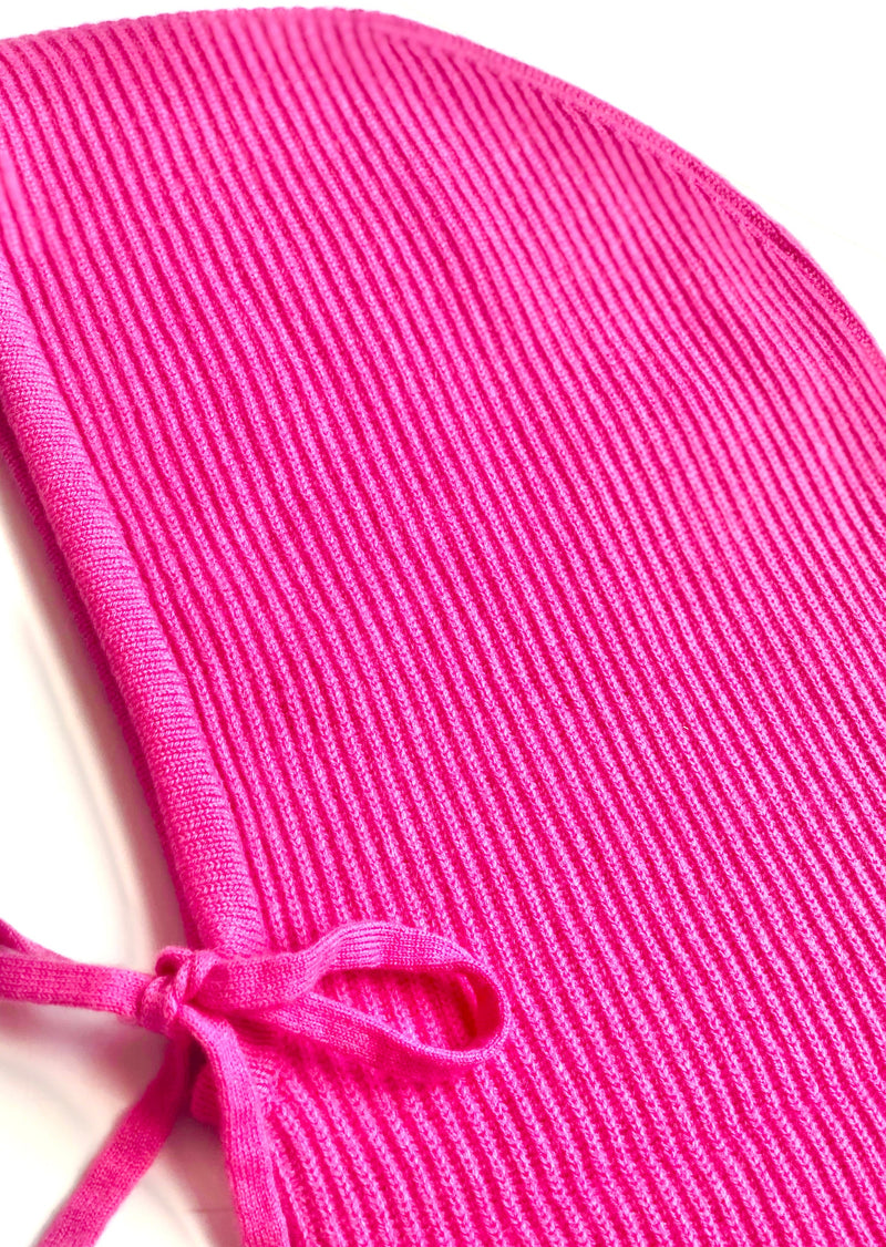 Flona Cashmere Balaclava - Hot Pink