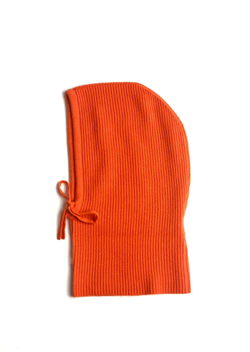 Flona Cashmere Balaclava - Hot Orange