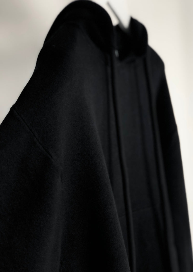 Strickhoodie - Black