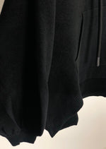 Strickhoodie - Black