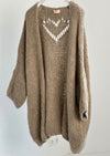 Strickcardigan "Liza" - Beige