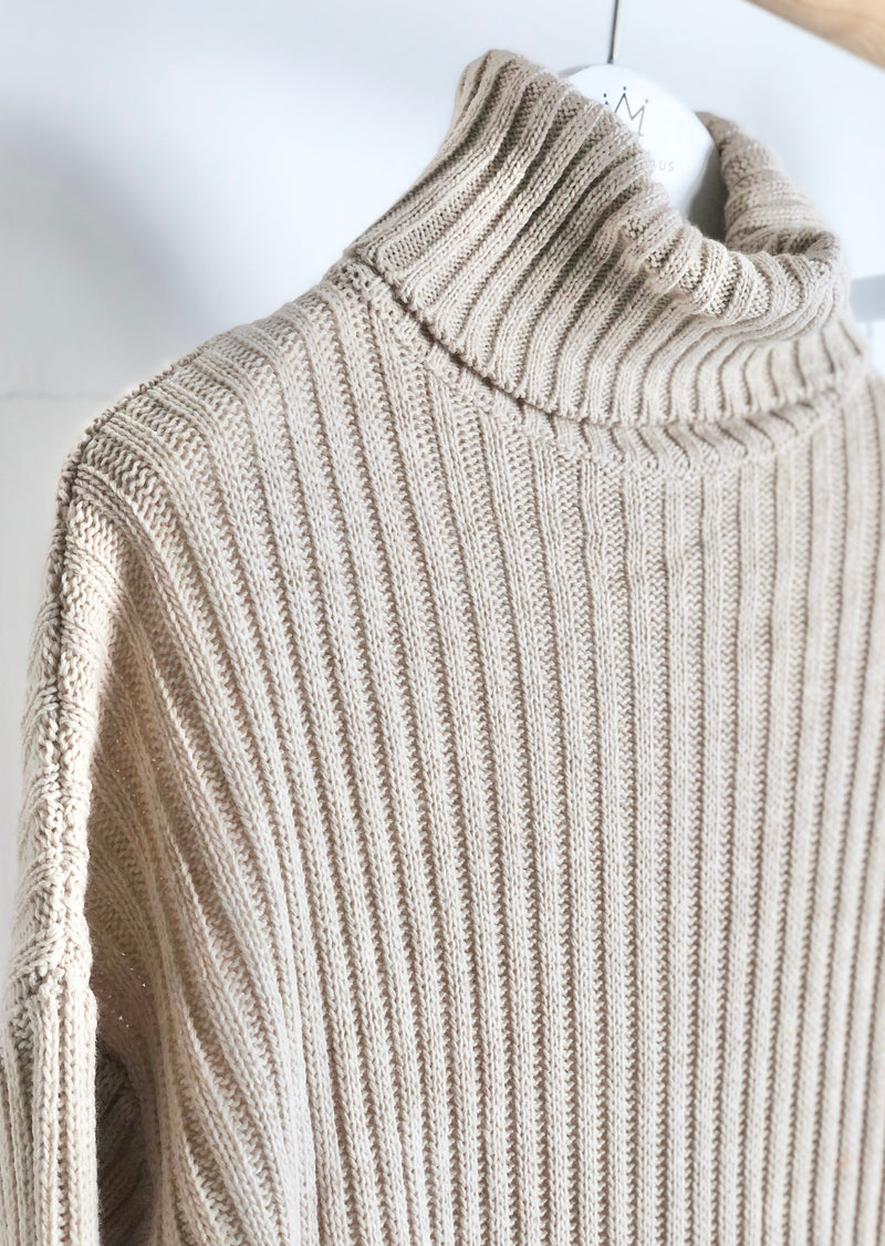 Strickkleid "Runa" - Beige