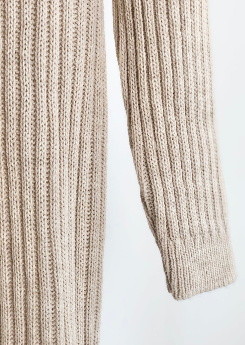 Strickkleid "Runa" - Beige