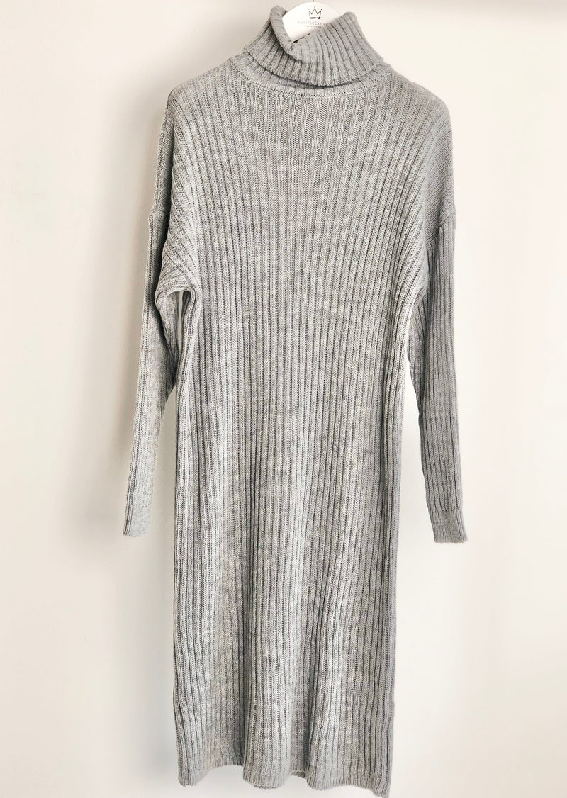 Strickkleid "Runa" - Grau