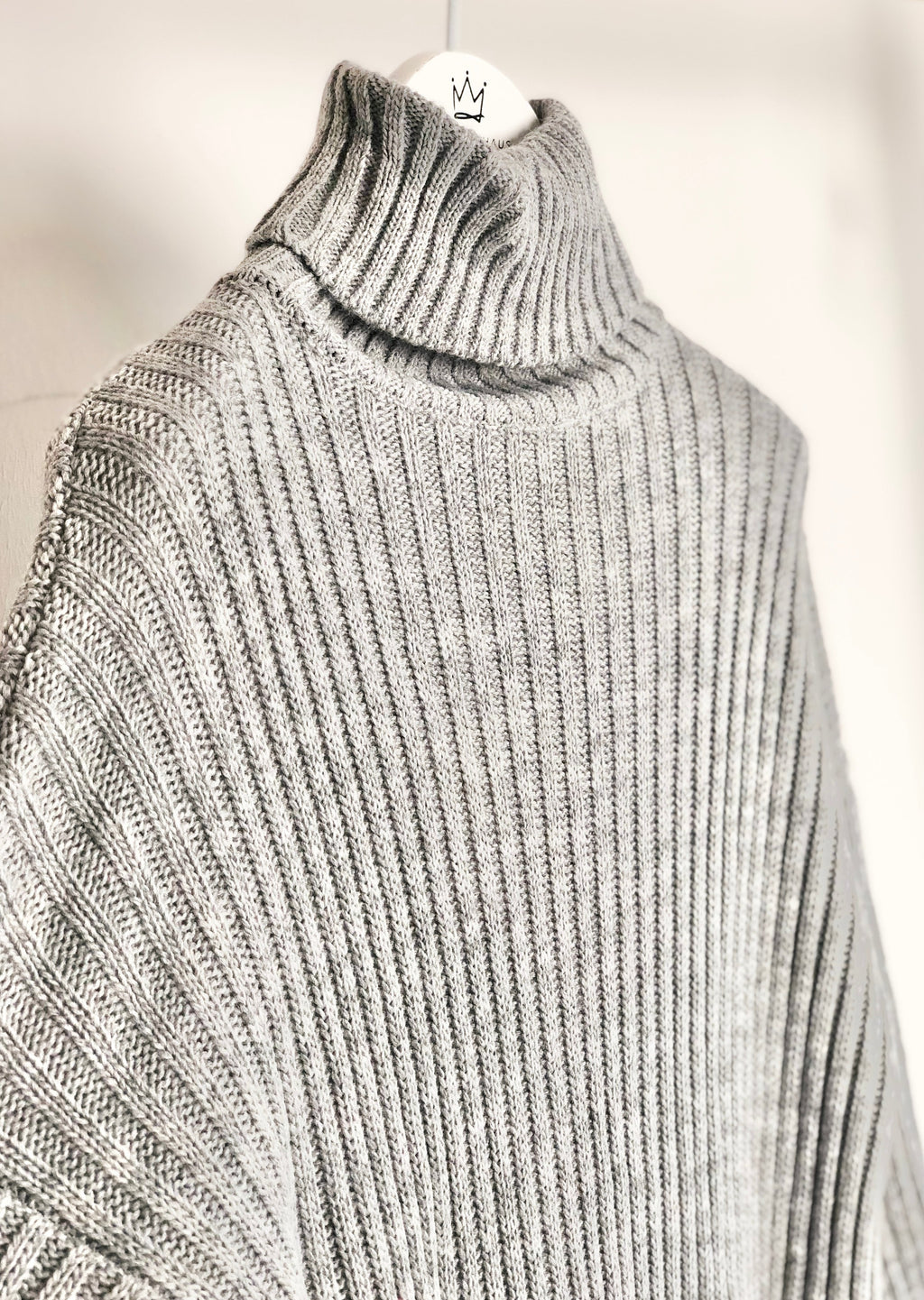 Strickkleid "Runa" - Grau