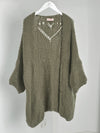 Strickcardigan "Liza" - Khaki