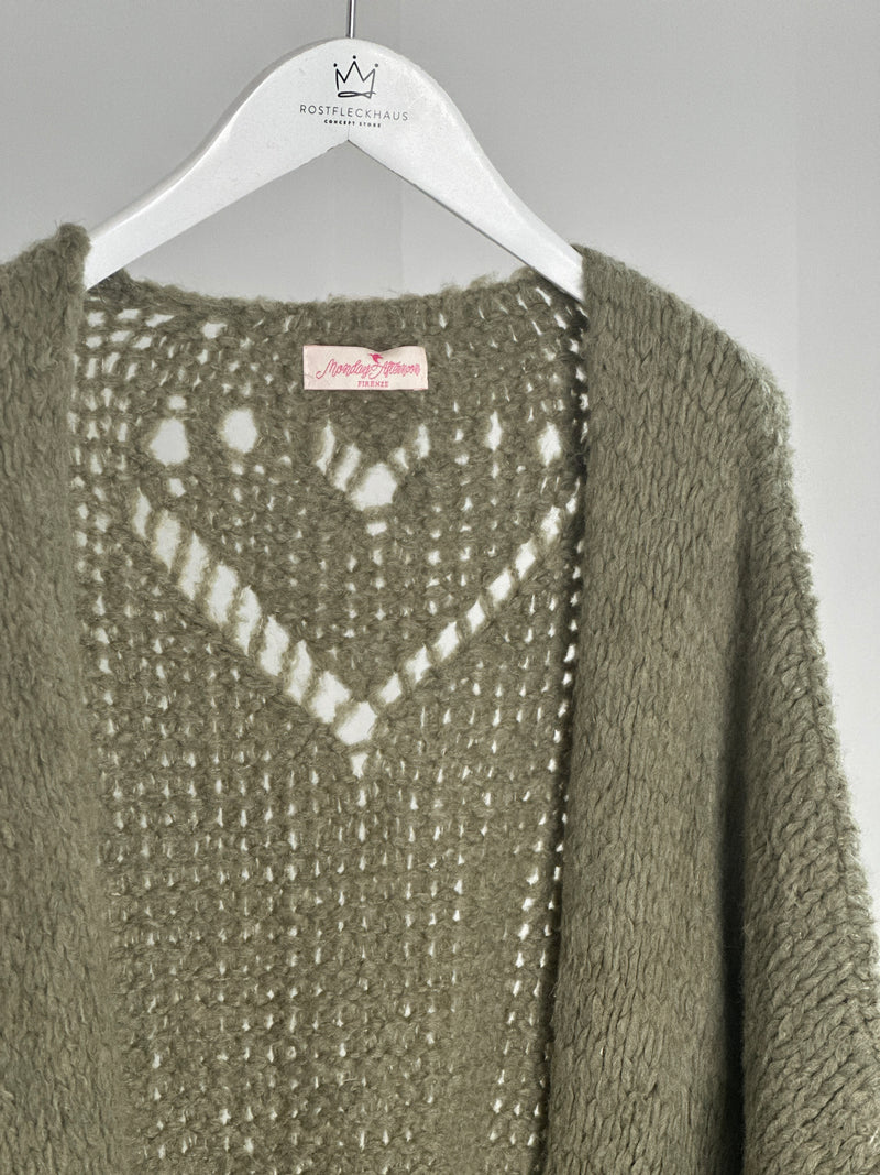 Strickcardigan "Liza" - Khaki