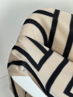 Schal "Wien" - Beige/Black