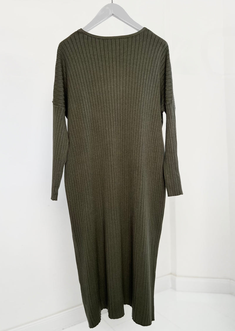 Strickkleid - "Sanni" - Khaki