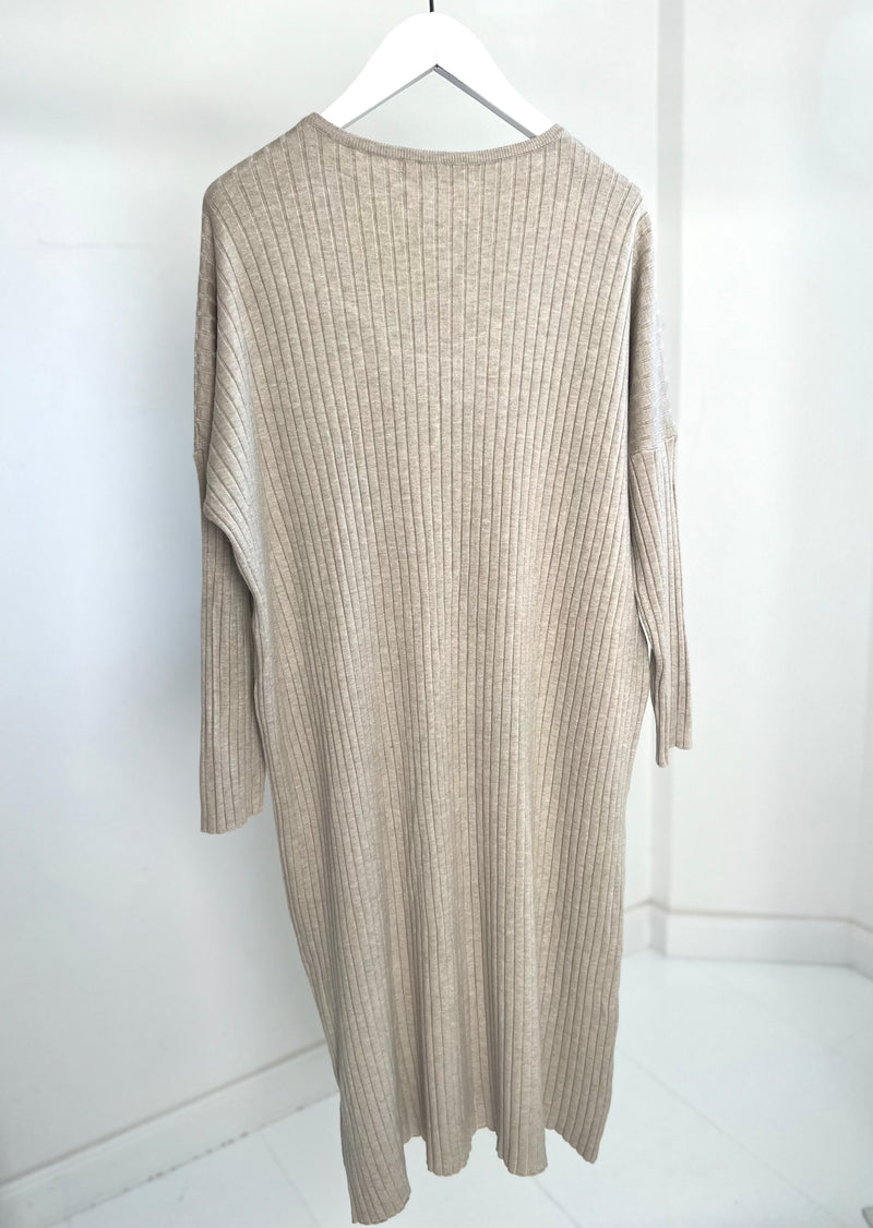 Strickkleid - "Sanni" - Beige