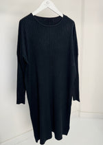 Strickkleid - "Sanni" - Schwarz