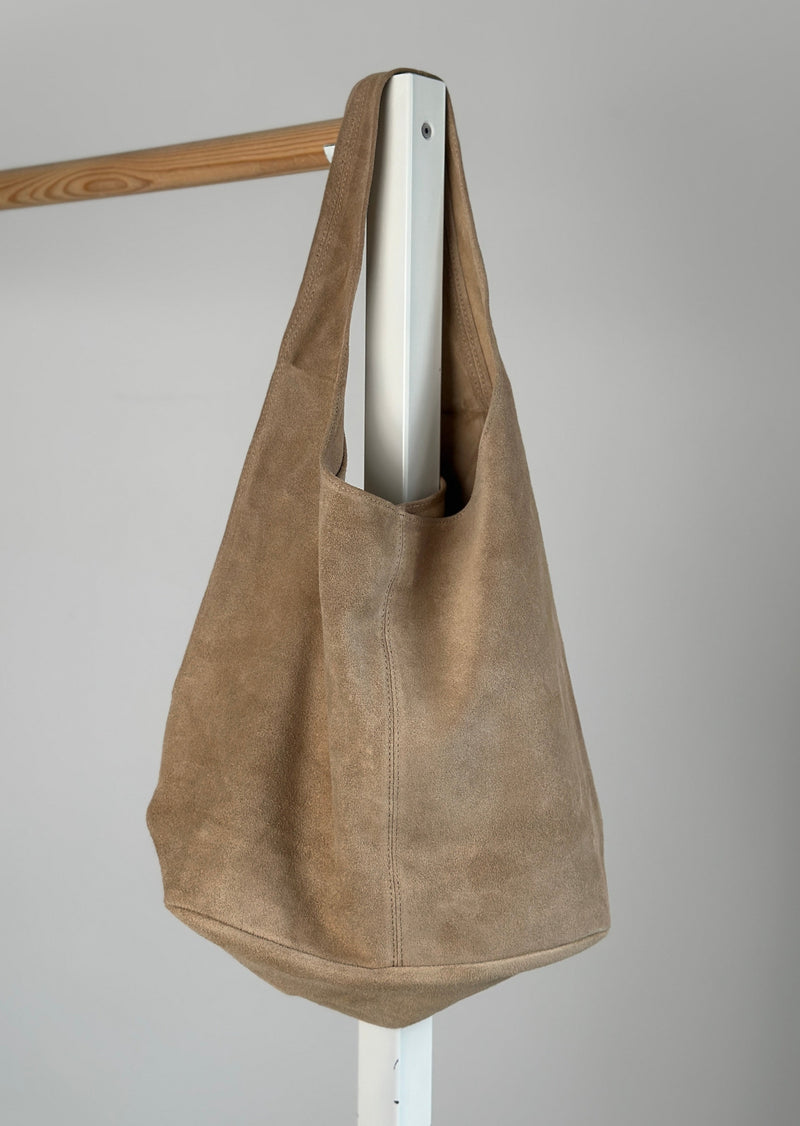 One-Shoulder Shopper "Tuva" - Latte