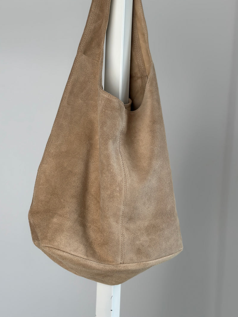 One-Shoulder Shopper "Tuva" - Latte