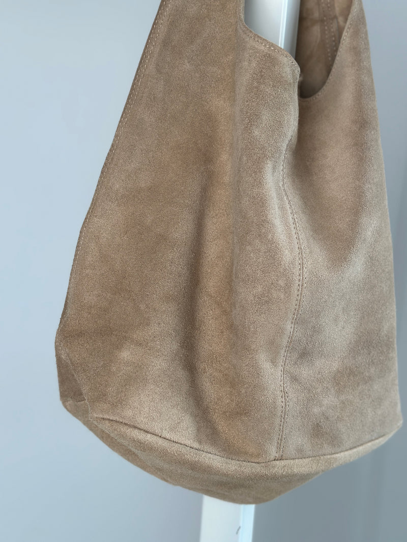 One-Shoulder Shopper "Tuva" - Latte
