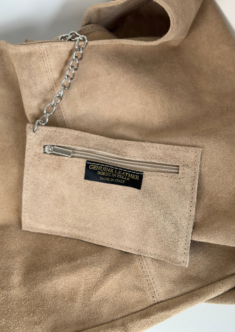 One-Shoulder Shopper "Tuva" - Latte
